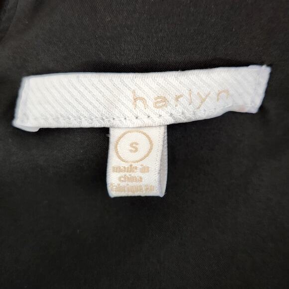 Harlyn Bow Shoulder Cocktail Dress Black Size Small - Picture 5 of 8